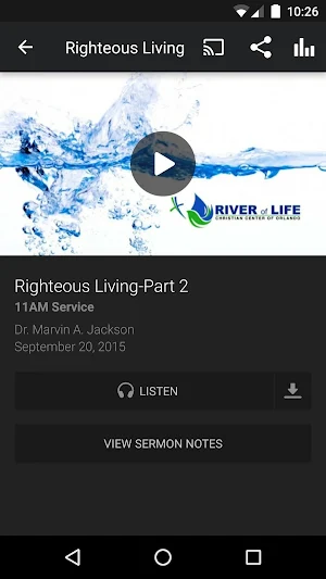 River of Life Christian Center Screenshot 1