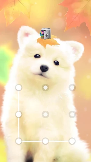 AppLock Live Theme Puppy Screenshot 0