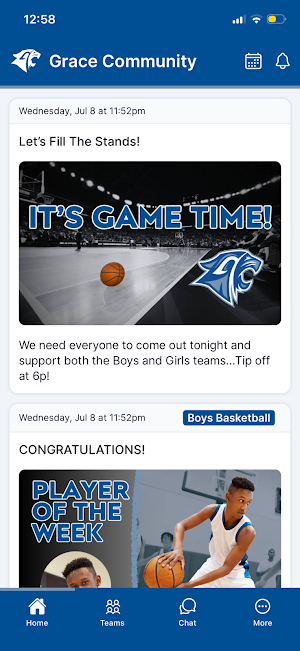 Grace Community Cougars Screenshot 0