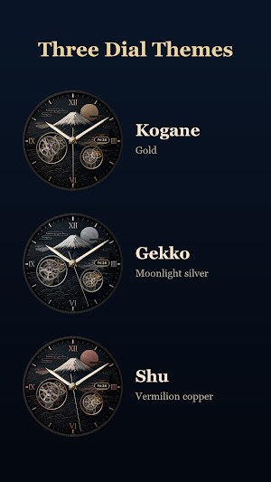 Moonlit Fuji Watch Face Screenshot 3