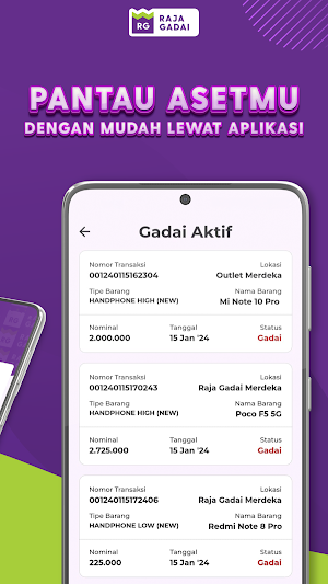 MyRG - Raja Gadai App Screenshot 2