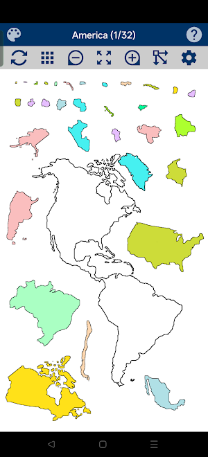 America Map Puzzle Screenshot 3