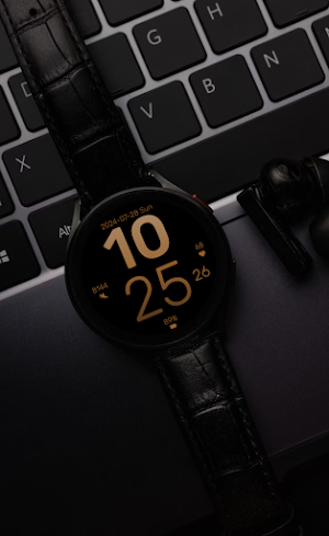 Rose Gold Elegant Watch Face Screenshot 2