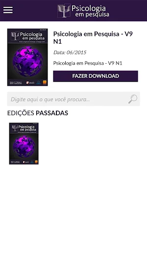 Psicologia em Pesquisa Screenshot 1