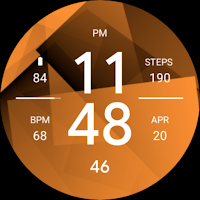 Road Orange Fit Watch Face