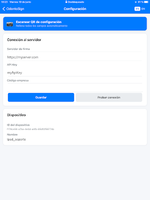 Odontonet SignApp Screenshot 2