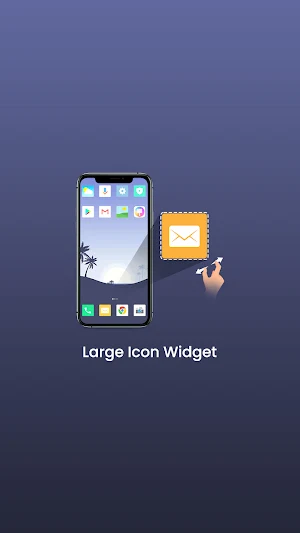 Large Icons Widget - Big Icon Screenshot 3