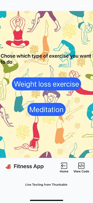 Fitness App Screenshot 3