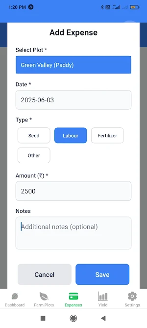 Farm Book Screenshot 2