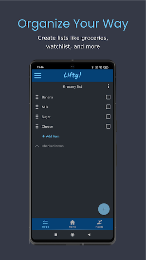 Lifty - Habits and Todo Lists Screenshot 1