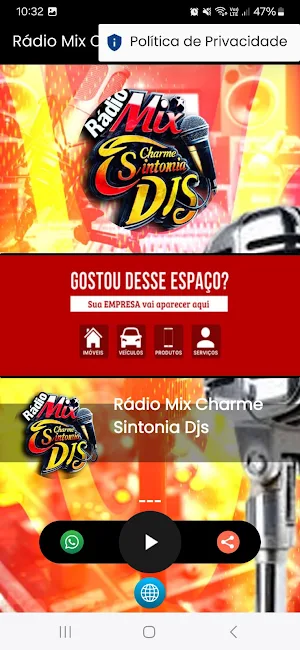 Rádio Mix Charme Sintonia Djs Screenshot 1