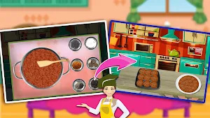 Meatballs Cooking Kitchen: Cooking Chef Story Screenshot 0
