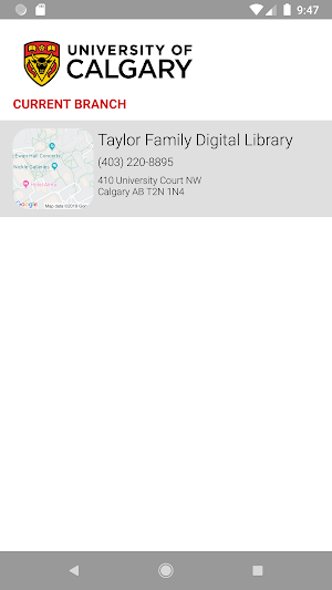 UCalgary Library Self Checkout Screenshot 1