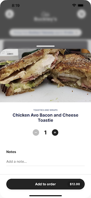Buckley's Takeaway Screenshot 1