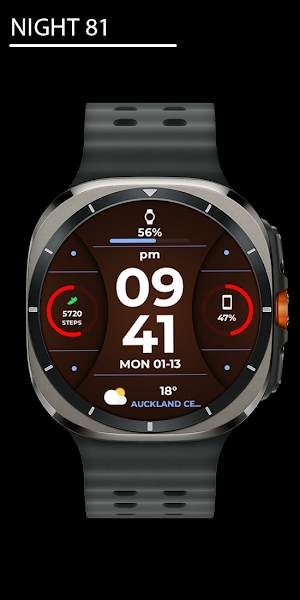 Night 81 - watch face Screenshot 0