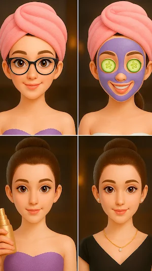 Makeover Fashion Salon Game Screenshot 1