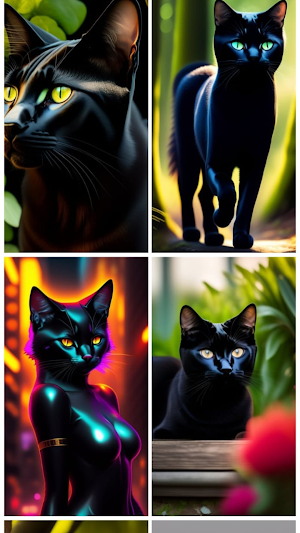 Black Cat Wallpapers Screenshot 2