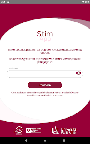 StimApp UPC Cochin ParisCentre Screenshot 2