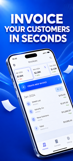 Invoice+ Offline Invoice Maker Screenshot 0