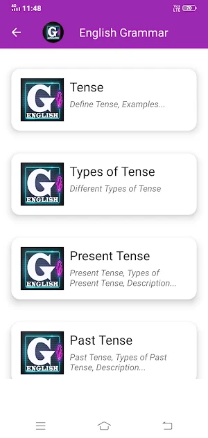 English Grammar Screenshot 2