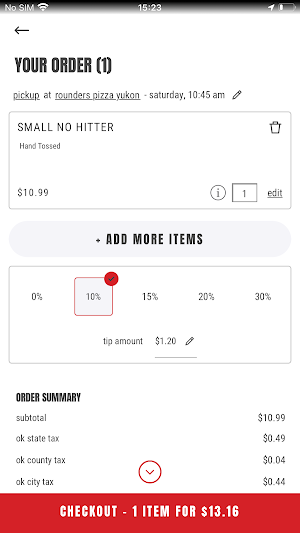 Rounders Pizza Co Screenshot 3