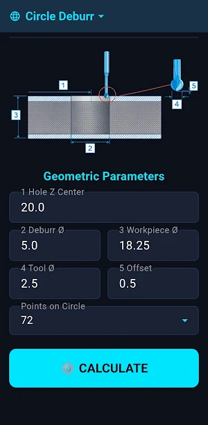 CNC Deburr 3D Simulator G-Code Screenshot 0