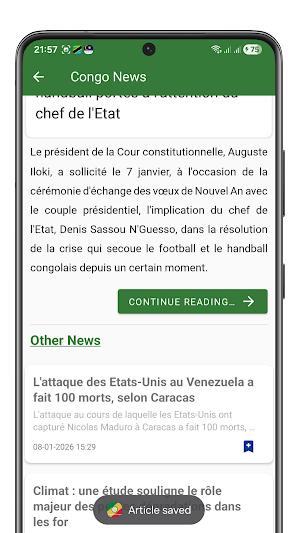 Congo News Screenshot 1