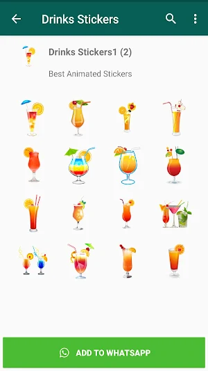 Drinks Stickers for WhatsApp Screenshot 3
