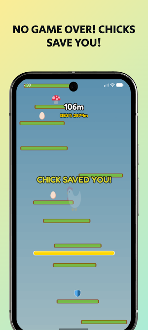 Flock Jump: Retro Chicken Jump Screenshot 2