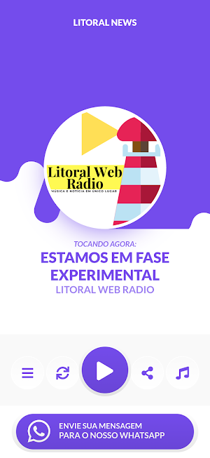 Litoral Web Rádio Screenshot 0