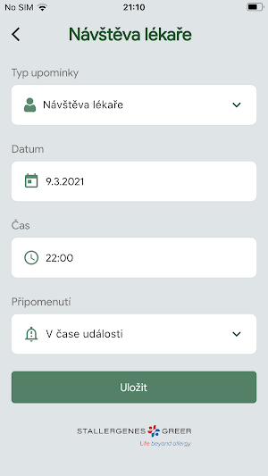 AlergoStop - Váš pomocník při alergii Screenshot 3