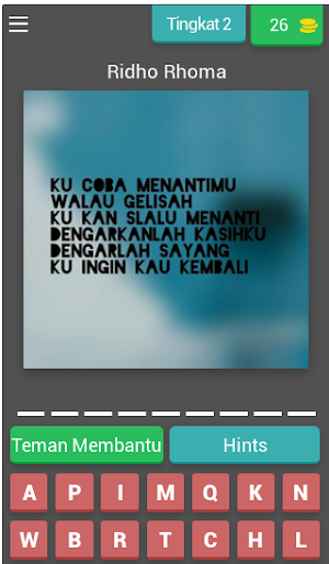 Tebak Lirik Dangdut Screenshot 2