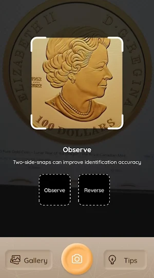 Coin In identifier - Coin Scan Screenshot 2