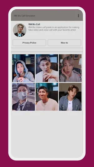 RM Bts Call Simulator Screenshot 0