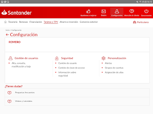 Santander Tablet Empresas Screenshot 0