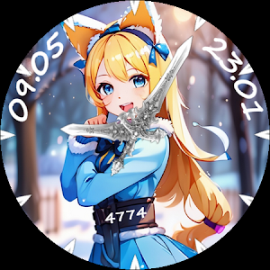 Winter Anime Girl Screenshot 0
