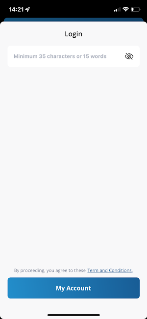 Cx0 Wallet Screenshot 2