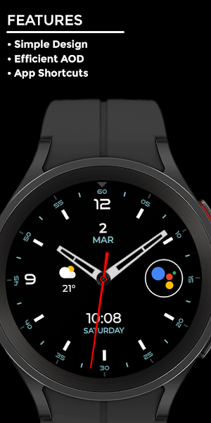 Nighty Analog 09 - watch face Screenshot 1