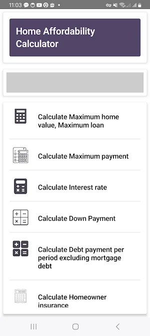 Home Affordability Calculator Screenshot 3