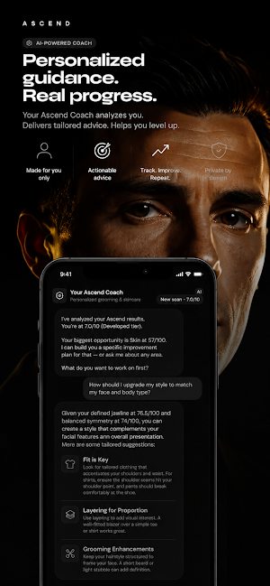 Ascend - Personalised Looksmax Screenshot 1