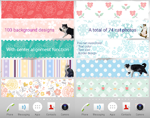 Cat Sticky Memo Notepad Screenshot 1