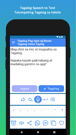 Tagalog Voice Typing App Screenshot 3