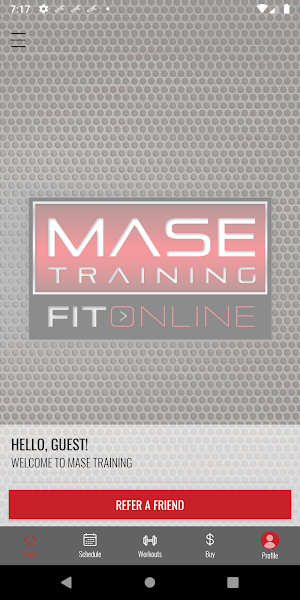 MASE TRAINING FITNESS Screenshot 1