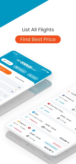 Enucuzu: Flight, Hotel, Bus Screenshot 1