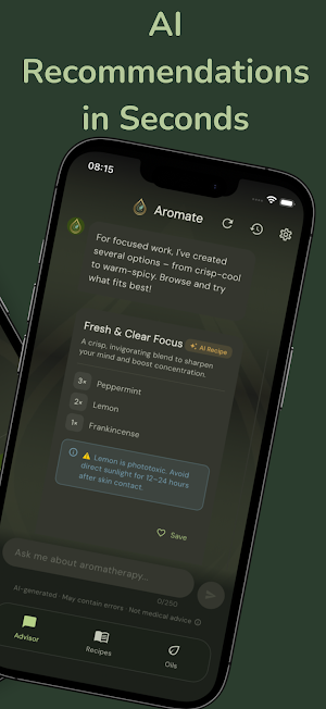 Aromate: Diffuser & Oils Screenshot 1