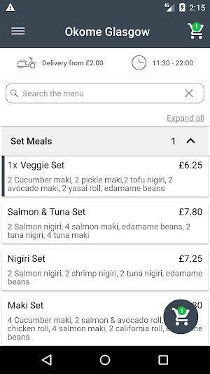 Okome Glasgow Screenshot 1