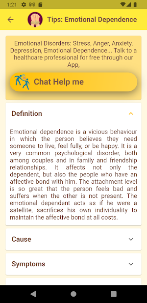 Emotional Dependency Test Screenshot 3