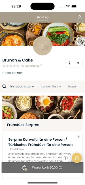 Brunch and Cake Screenshot 1