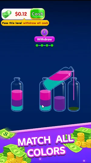 Raccoon Colorful Sort Screenshot 1