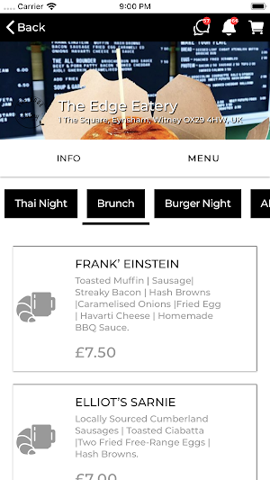 The Edge Eatery Screenshot 1